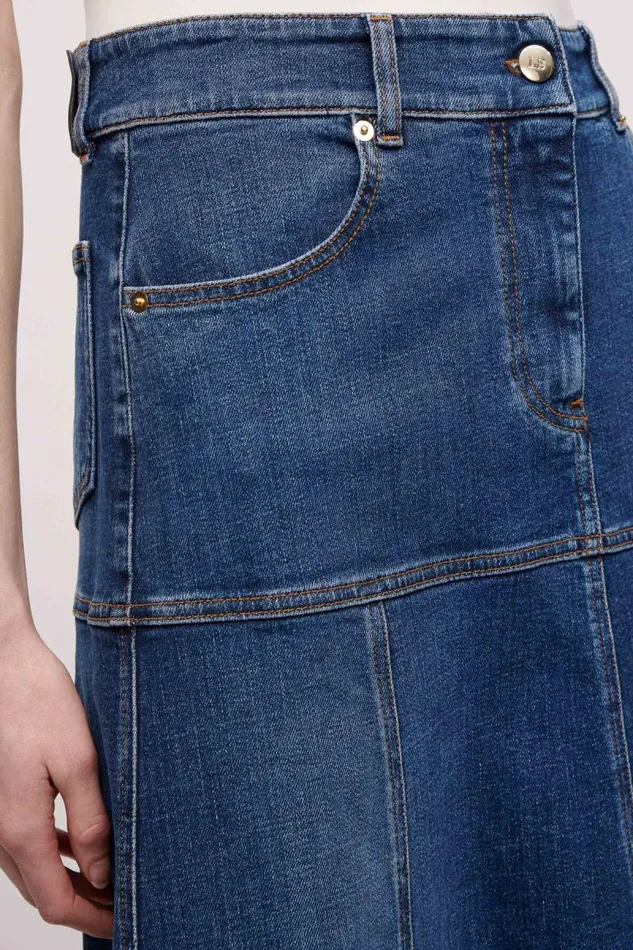Luisa Spagnoli Skirts Women Felipe Denim Skirt Luisa Spagnoli Skirts Women Felipe Denim Skirt