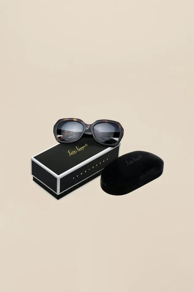 Luisa Spagnoli Sunglasses Women Xsofia Face Hugging Sunglasses Brown Luisa Spagnoli Sunglasses Women Xsofia Face Hugging Sunglasses Brown