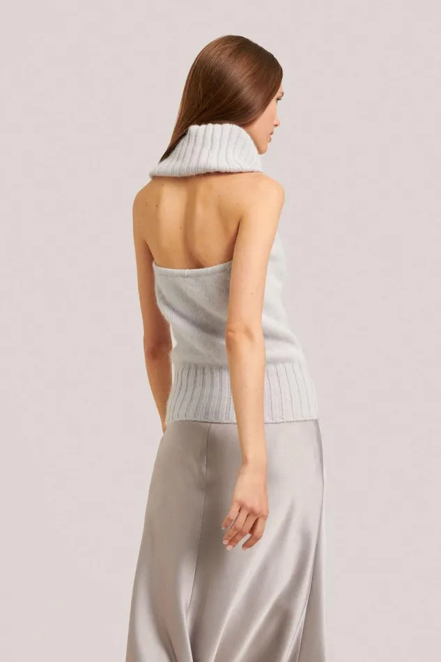 Luisa Spagnoli Tops And TShirts Women Euforia Wool Top Grey Melange