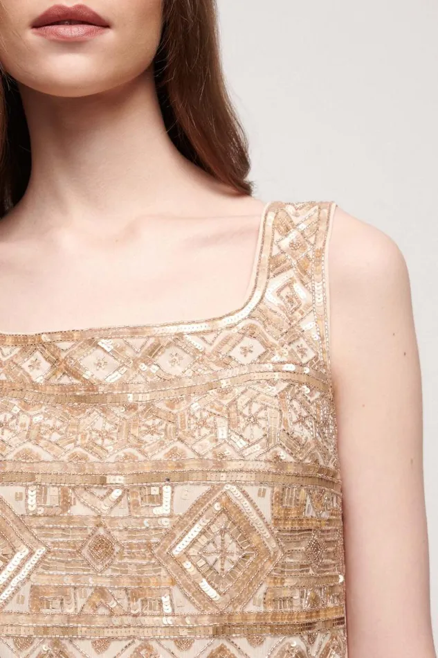 Luisa Spagnoli Tops And TShirts Women Labi Sequinned Top Sand Luisa Spagnoli Tops And TShirts Women Labi Sequinned Top Sand