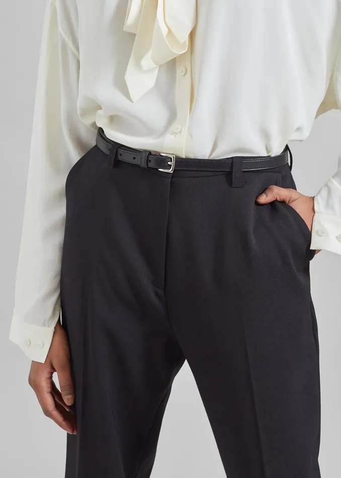 Lyra Flared Pants 8211 Black Women The Frankie Shop Clothing