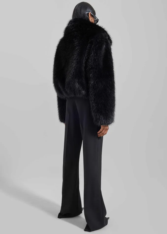 Lyra Flared Pants 8211 Black Women The Frankie Shop Clothing