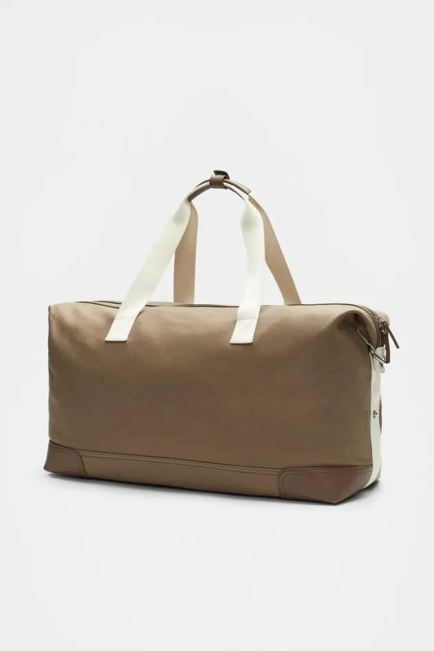 Man Canvas Weekender Bag Sepia Seed Heritage Bags
