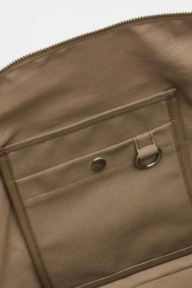 Man Canvas Weekender Bag Sepia Seed Heritage Bags