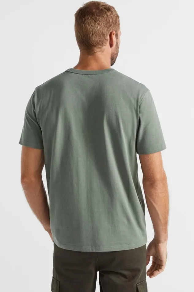 Man Crew Tee Light Khaki Seed Heritage TShirts and Sweaters