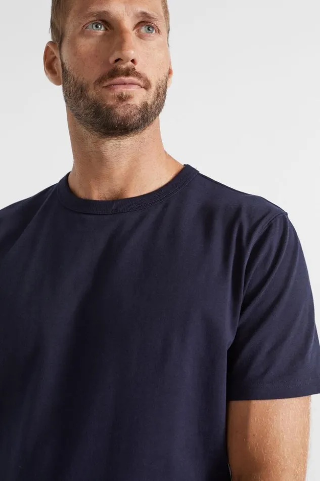 Man Crew Tee Midnight Blue Seed Heritage TShirts and Sweaters