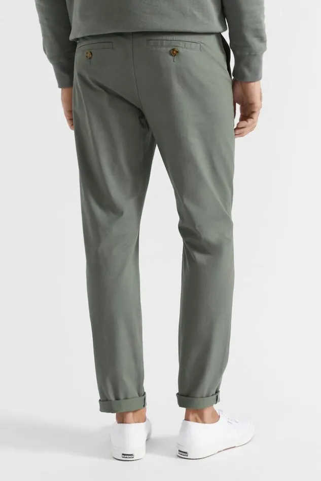 Man Tapered Chino Light Khaki Seed Heritage Pants