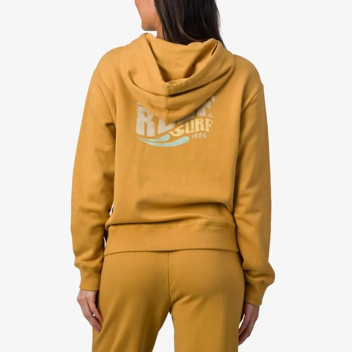 Marina Fleece Pullover Honey Mustard Women Reef Hoodies and Jackets