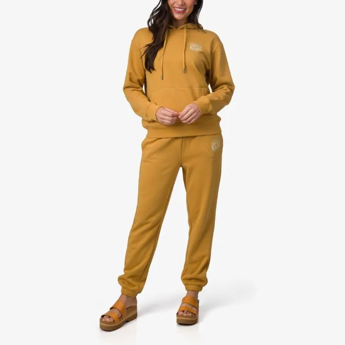 Marina Fleece Pullover Honey Mustard Women Reef Hoodies and Jackets