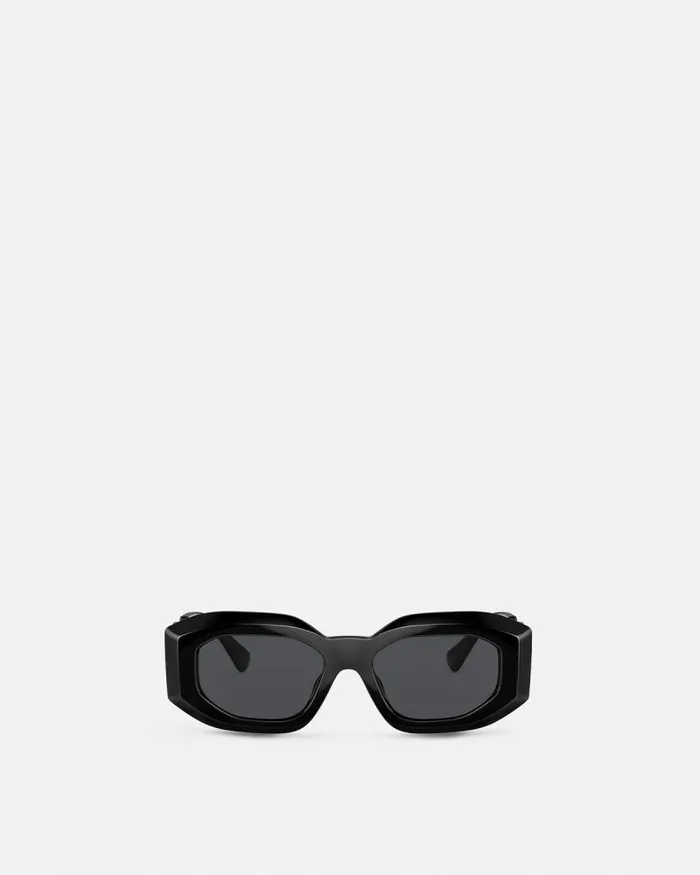 Maxi Medusa Biggie Sunglasses Black WomenMen Versace Sunglasses