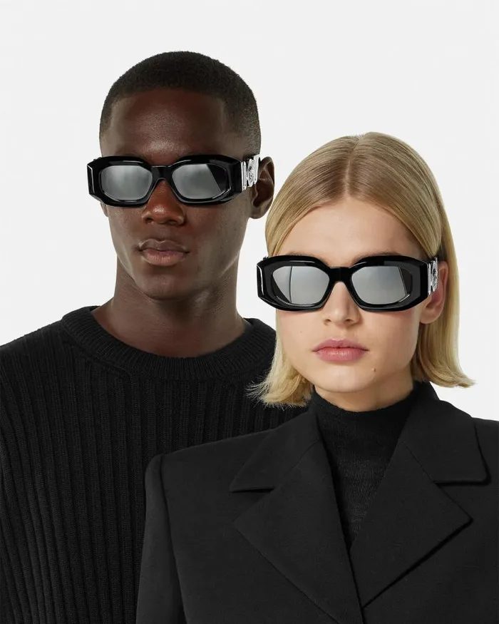 Maxi Medusa Biggie Sunglasses Black WomenMen Versace Sunglasses