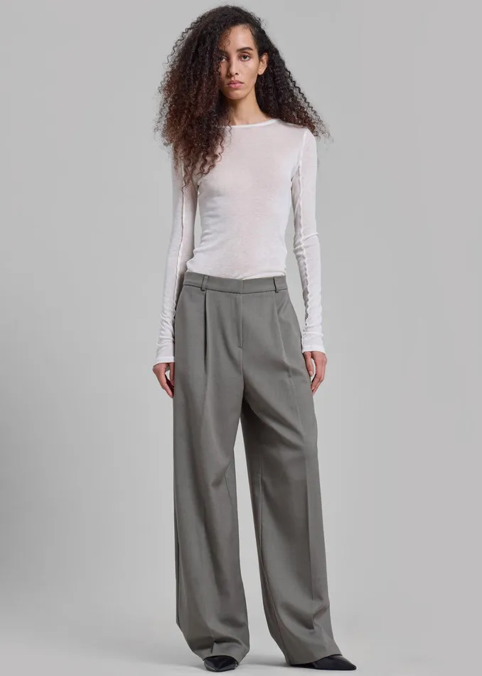 Maya Trousers 8211 Grey Women The Frankie Shop Clothing