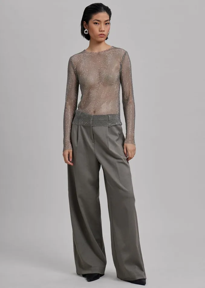 Maya Trousers 8211 Grey Women The Frankie Shop Clothing
