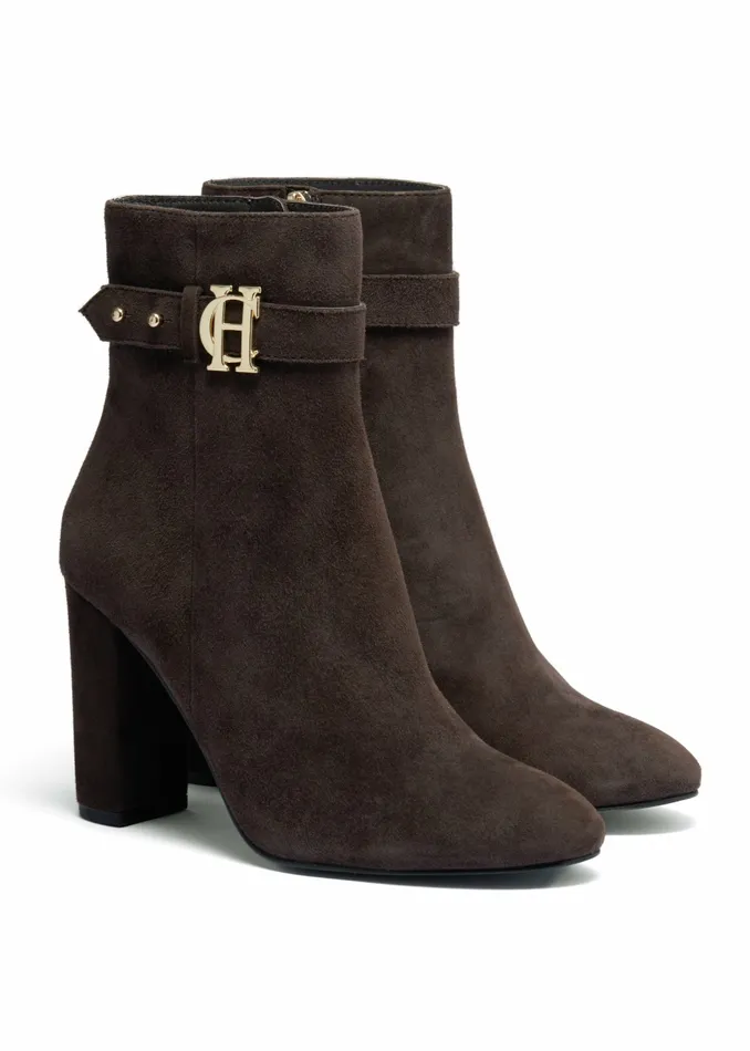 Mayfair Suede Ankle Boot Chocolate Womens Boots Holland Cooper Mayfair Suede Ankle Boot Chocolate Womens Boots Holland Cooper