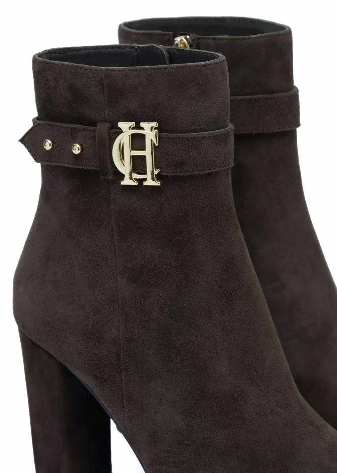 Mayfair Suede Ankle Boot Chocolate Womens Boots Holland Cooper Mayfair Suede Ankle Boot Chocolate Womens Boots Holland Cooper
