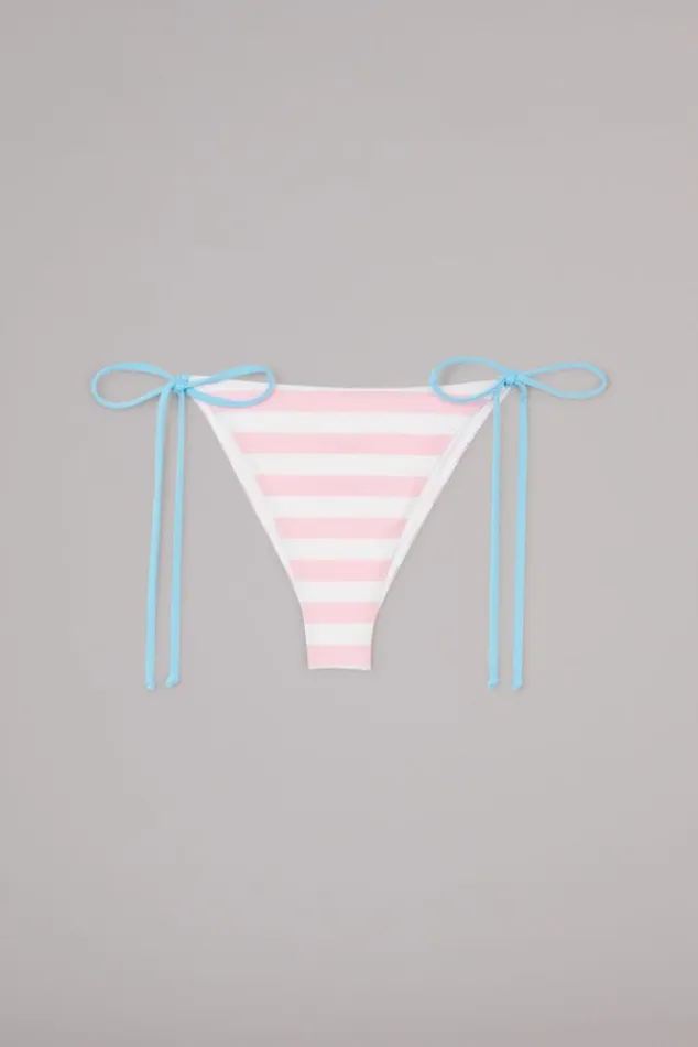 MC2 Stripe Bikini Bottom Pink Pink Women Fiorucci