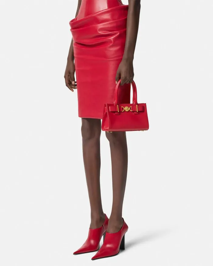 Medusa 03995 Small Tote Bag Red Women Versace Totes
