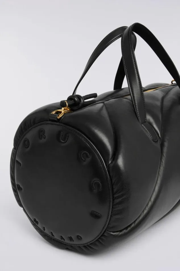 Mella Leather Duffle Bag Black Os Accessories Fiorucci Mella Leather Duffle Bag Black Os Accessories Fiorucci