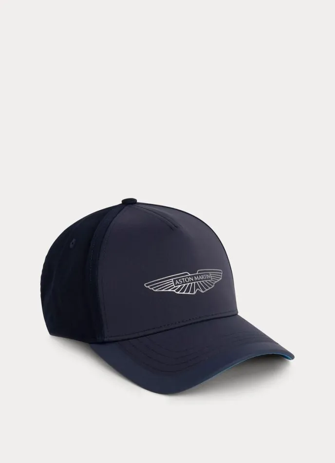 Men Aston Martin Baseball Cap Navy Hackett London Scarves and Caps