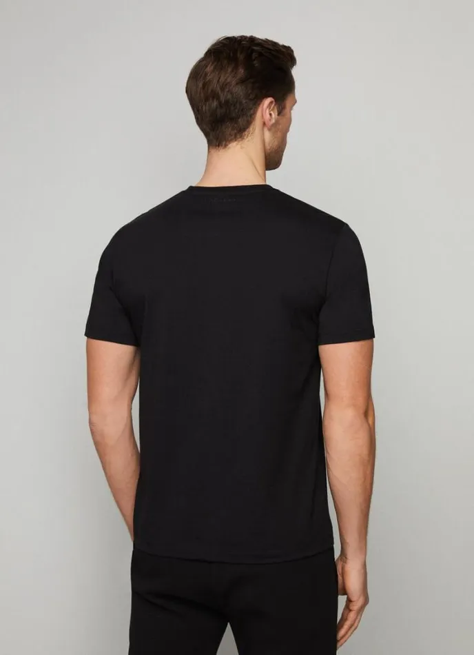 Men Aston Martin Classic Fit TShirt Black Hackett London Tshirts