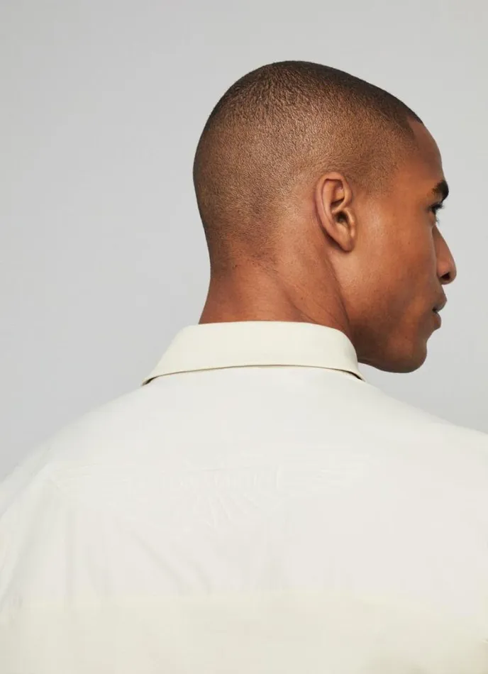 Men Aston Martin Slim Fit Polo Bone Hackett London Polo Shirts