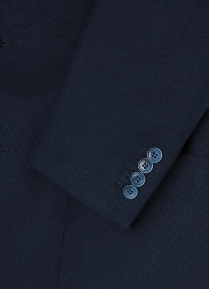 Men Blazer With Hood Navy Hackett London Blazers