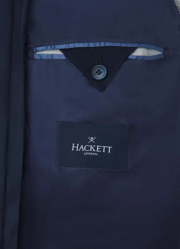 Men Blazer With Hood Navy Hackett London Blazers