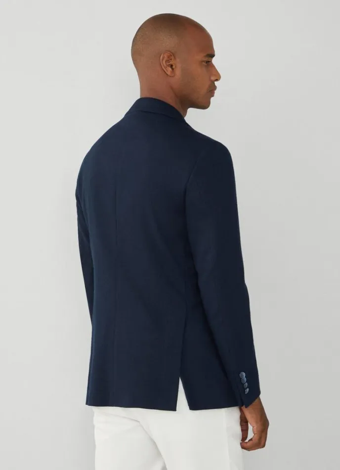 Men Blazer With Hood Navy Hackett London Blazers