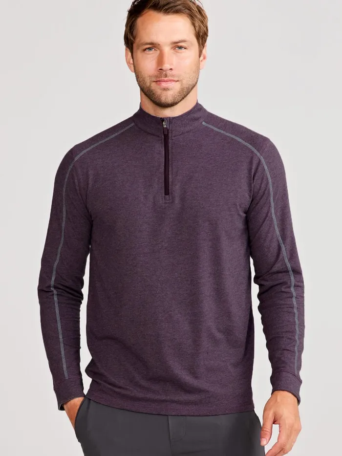 Men Carrollton Lightweight Quarter Zip Tasc Performance Quarter Zips