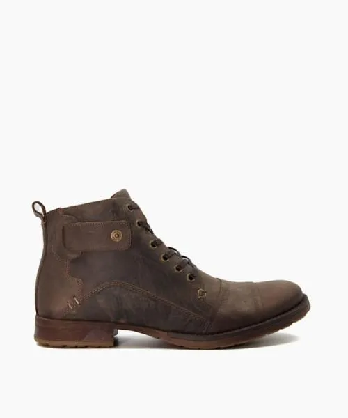 Men Casual Boots Dune London Simon 8211 Dark Brown Brown