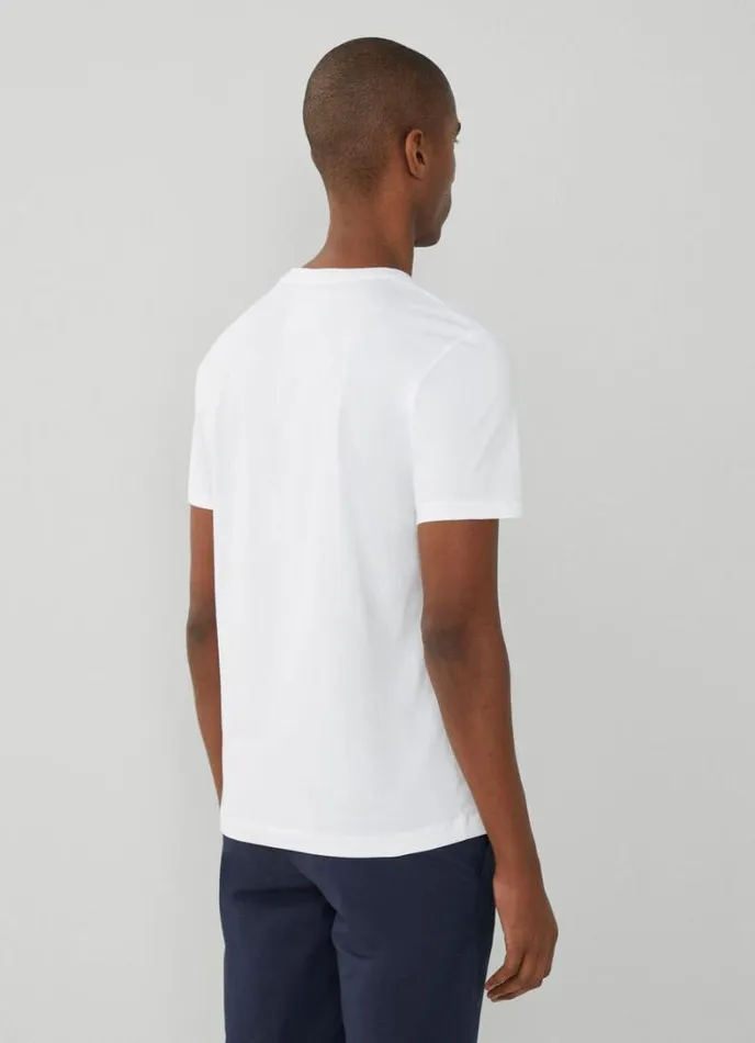 Men Classic Fit Heritage TShirt White Hackett London Tshirts