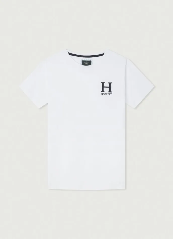 Men Classic Fit Heritage TShirt White Hackett London Tshirts
