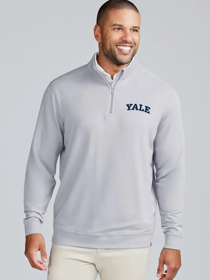 Men Cloud French Terry Quarter Zip 8211 Yale Tasc Performance Quarter Zips