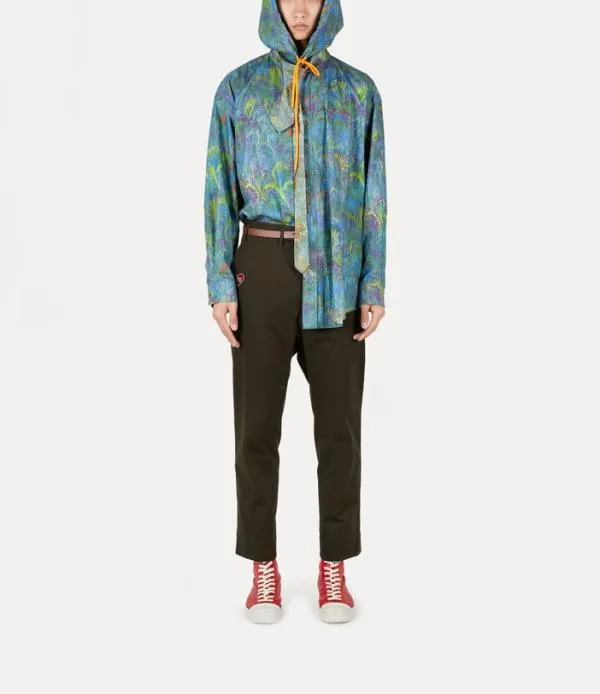 Men Cropped Cruise Trousers Military Green Viviennewestwood Trousers And Shorts