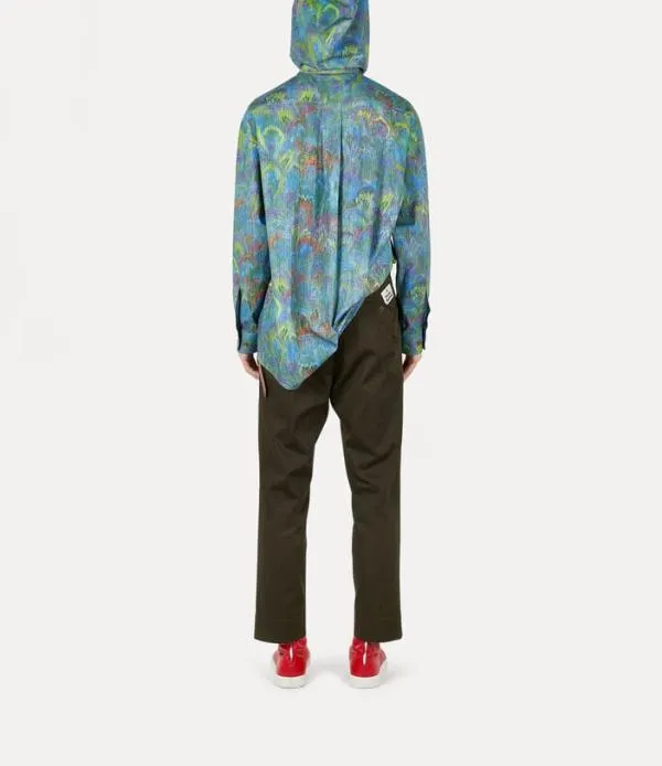 Men Cropped Cruise Trousers Military Green Viviennewestwood Trousers And Shorts