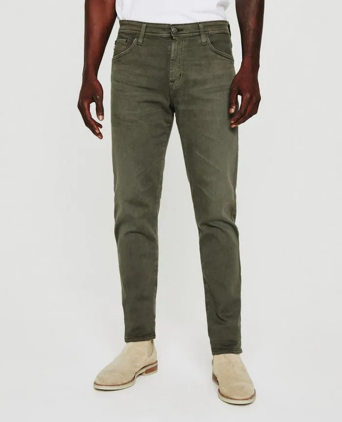Men Denim AG Jeans Tellis 7 Years Sulfur Armory Green Men Denim AG Jeans Tellis 7 Years Sulfur Armory Green
