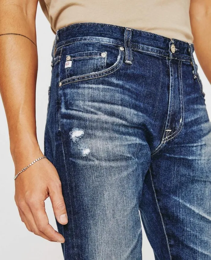 Men Denim AG Jeans Tellis 9 Years Solar Ray Destructed Men Denim AG Jeans Tellis 9 Years Solar Ray Destructed