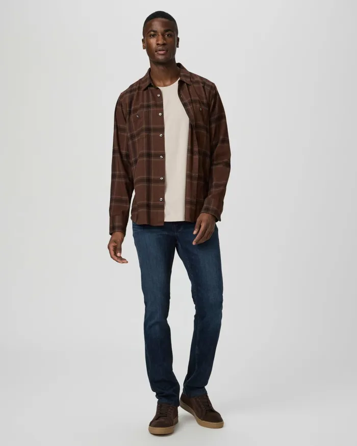 Men Denim PAIGE Transcend Federal Slim Straight Jean 8211 Caspino