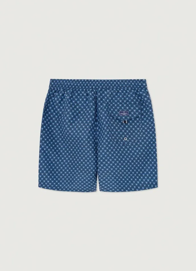 Men Floral Swim Shorts Navy Hackett London Swimwear
