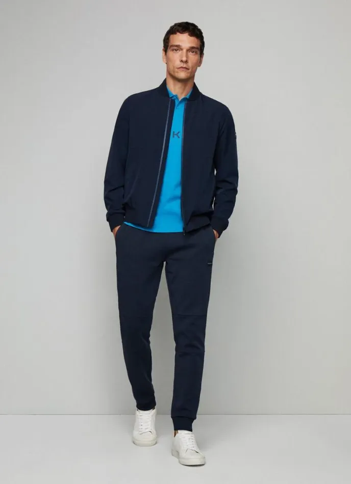 Men Hackett Sport Bomber Jacket Navy Hackett London Coats and Jackets