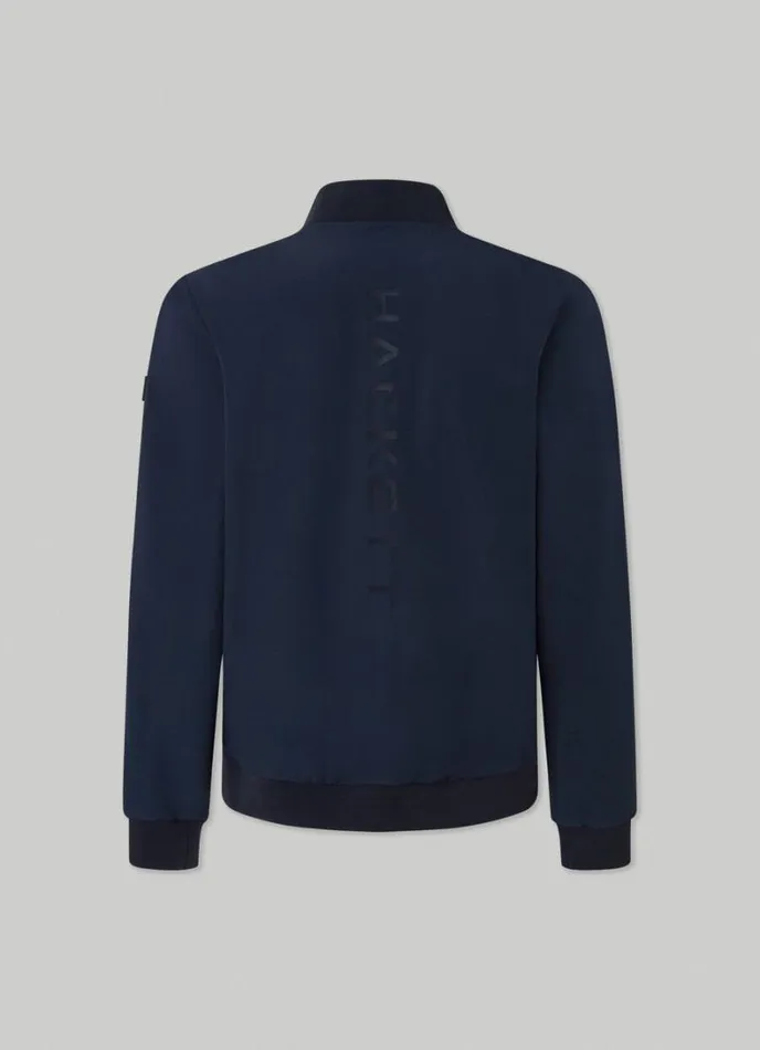 Men Hackett Sport Bomber Jacket Navy Hackett London Coats and Jackets