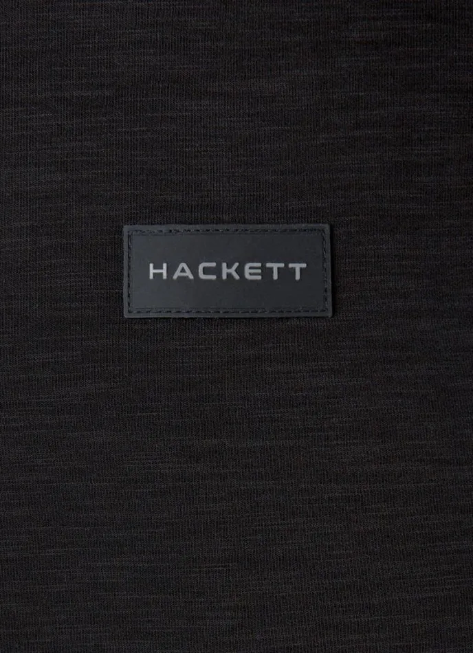 Men Hackett Sport Classic Fit Jacket Black Hackett London Sweatshirts