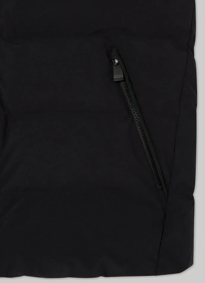 Men Hackett Sport Padded Gilet Black Hackett London Gilets