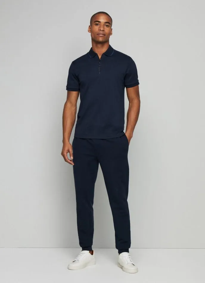 Men Hackett Sport Slim Fit Polo Navy Hackett London Polo Shirts