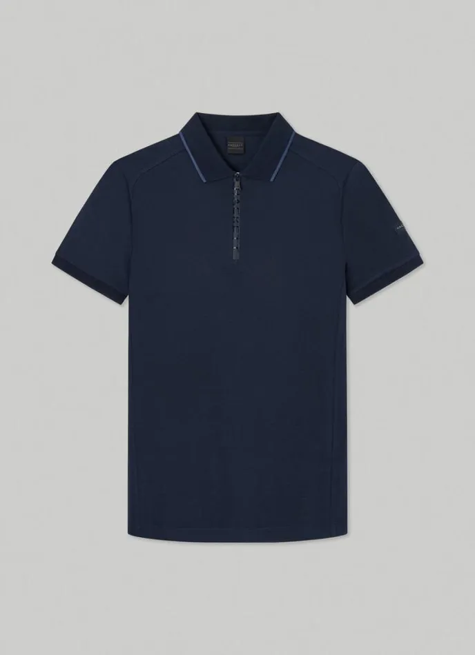Men Hackett Sport Slim Fit Polo Navy Hackett London Polo Shirts