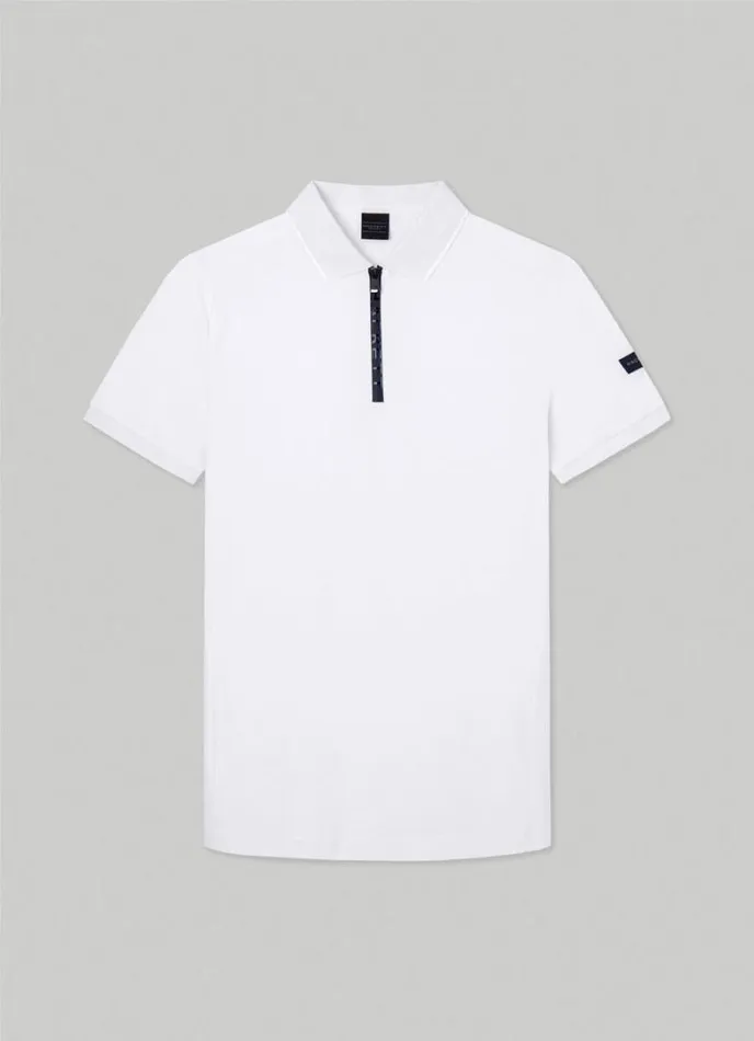 Men Hackett Sport Slim Fit Polo White Hackett London Polo Shirts