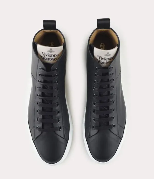 Men High Top Tennis Trainer Black Viviennewestwood Trainers Men High Top Tennis Trainer Black Viviennewestwood Trainers