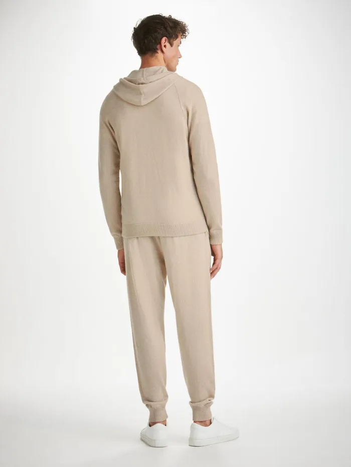 Men Hoodie Finley Cashmere Oat Derek Rose Hooded Tops