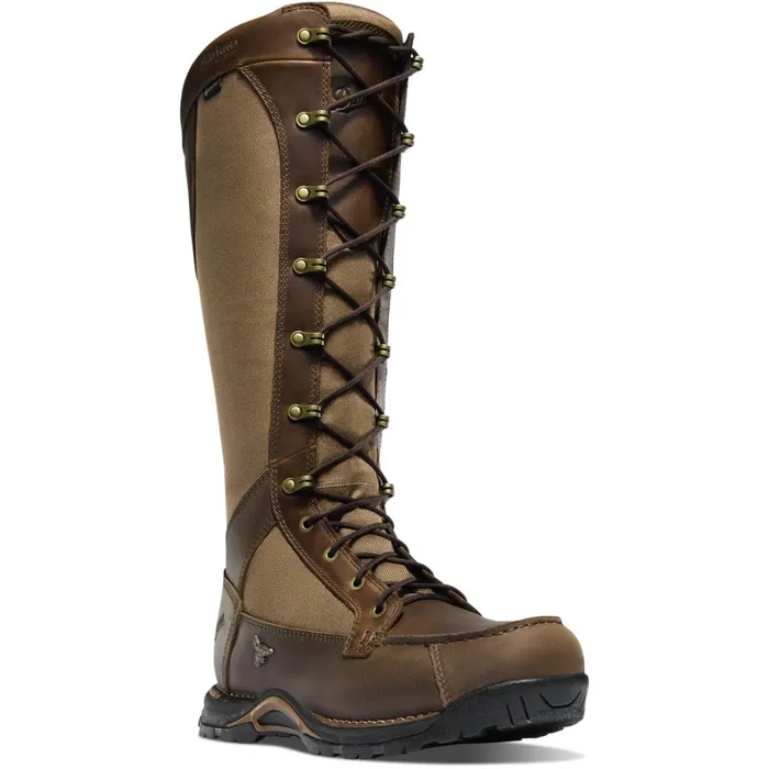 Men Hunt Danner Sharptail Snake Boot Sidezip Dark Brown