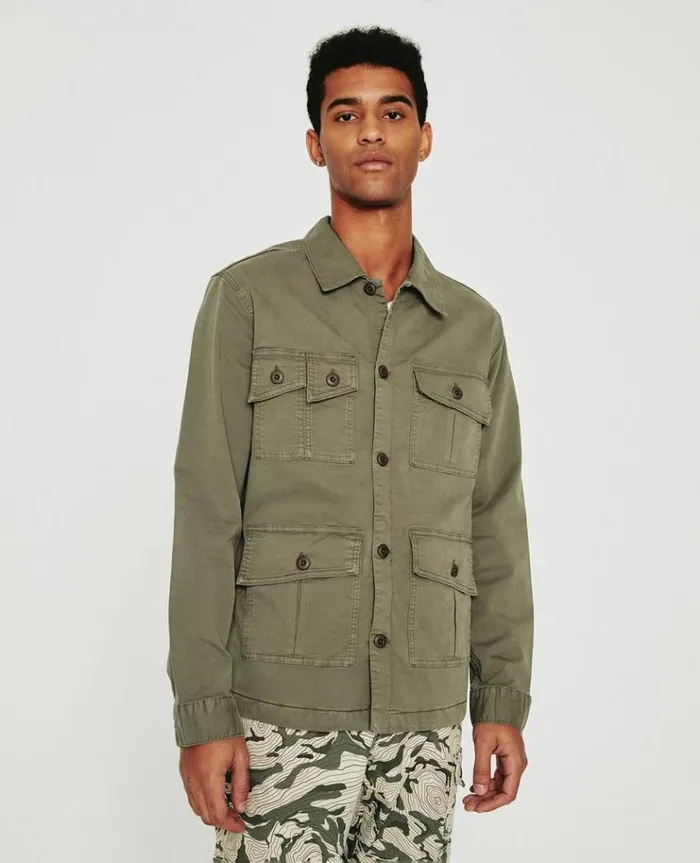 Men Jackets AG Jeans Lance Fatigue Shady Moss